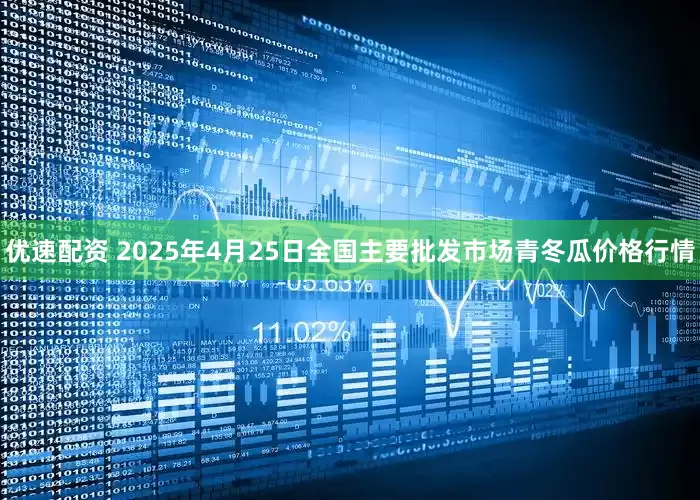 优速配资 2025年4月25日全国主要批发市场青冬瓜价格行情